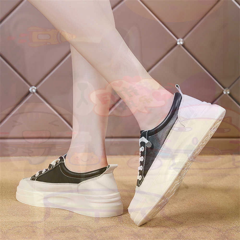 Men'S Shoes Good For Wide Feet - LACE-up Chunky Loafers ผู้หญิงสเก็ตบอร์ดกีฬารองเท้าตะกร้ารองเท้าผ้าใบจริงแบบพกพาข่าวตะกร้า Teni ที่มีคุณภาพสูง