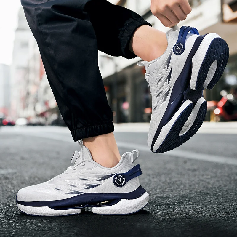 Men Shoes Sale - กันกระแทกสบายวิ่งกลางแจ้งฟิตเนสการฝึกอบรมการออกกําลังกายรองเท้าผ้าใบ Size38-45 ขายร้อนผู้ชายรองเท้า 2025