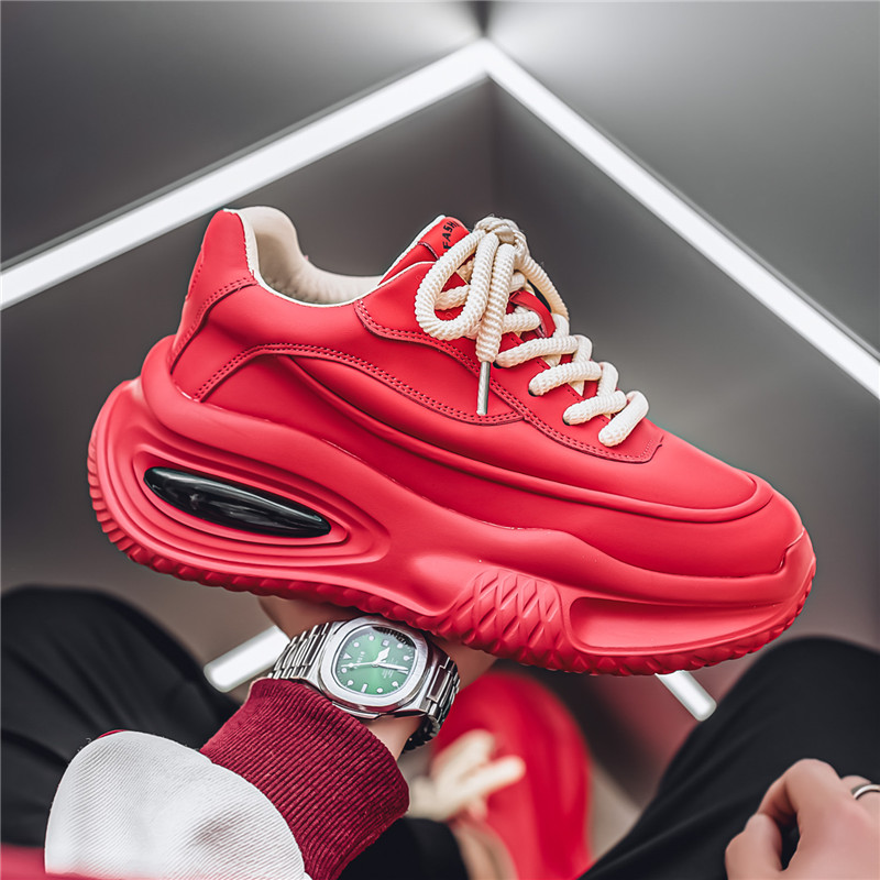 Men Shoes Sale - รองเท้าผ้าใบผู้ชายพื้นหนาระบายอากาศได้ดี กันลื่น รุ่นฮิตประจำฤดูใบไม้ร่วงปี 2026 แฟชั่น ทันสมัย