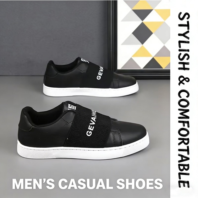 Men Shoes Boss - รองเท้าผ้าใบระบายอากาศอเนกประสงค์แบรนด์อินเทรนด์ รองเท้าลำลองสี่ฤดู รองเท้ากีฬาทันสมัยและอินเทรนด์ รองเท้าน้ำหนักเบาสำหรับคนขี้เกียจ