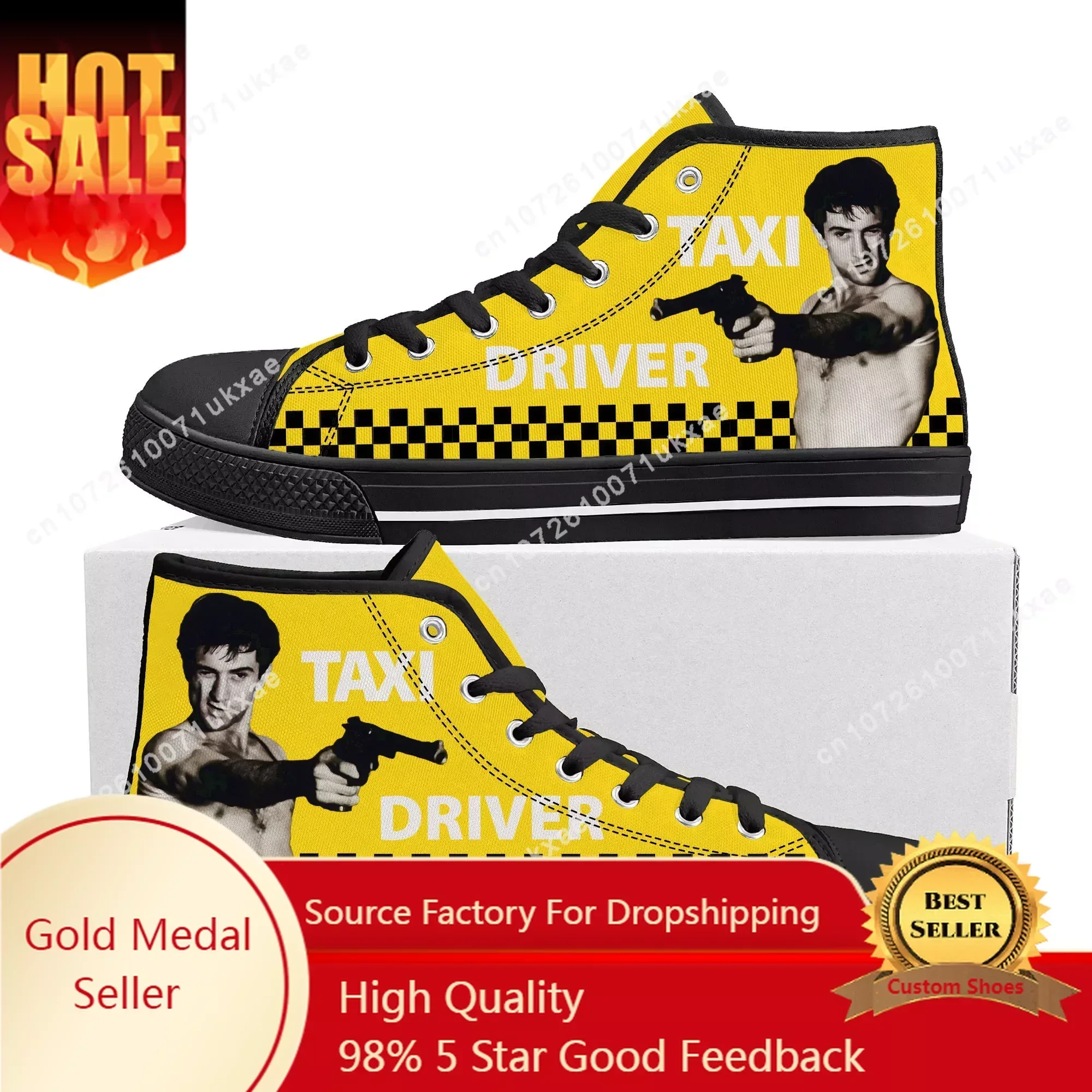Men'S Shoes Drivers - รองเท้าผ้าใบหุ้มข้อสูงสไตล์ Taxi Driver สำหรับผู้ชาย ผู้หญิง วัยรุ่น