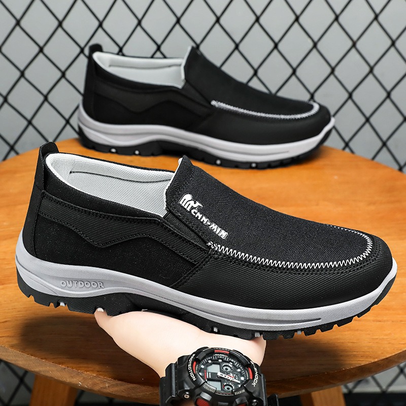 Men Shoes On Clearance - ผู้ชายรองเท้าฤดูร้อนใหม่รองเท้าผ้าใบผู้ชายกันลื่นขายรองเท้าลําลองผู้ชายระบายอากาศอเนกประสงค์รองเท้าราคาถูกกวาดล้าง