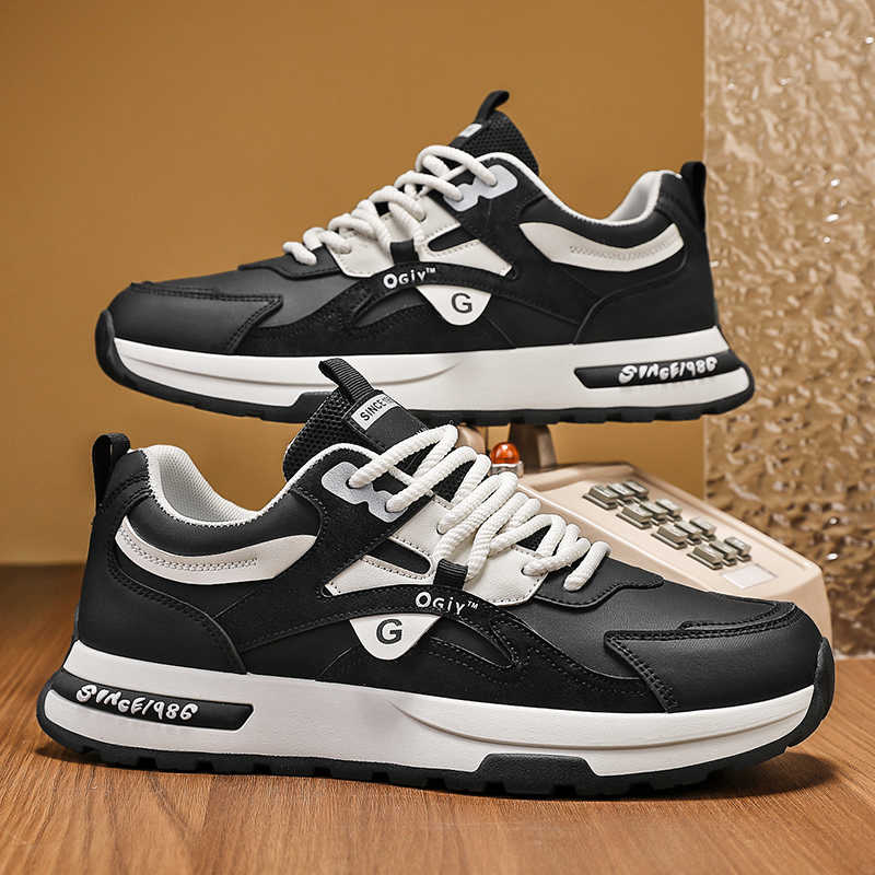 Men Shoes On Clearance - รองเท้าบูทหุ้มข้อสูงแบบกันลื่นสำหรับผู้ชาย ไซส์ใหญ่ รองเท้าผ้าใบสูงสำหรับผู้ชาย รองเท้ากีฬาลดราคา Saoatenis ดีไซน์ทันสมัยสำหรับนักแข่ง