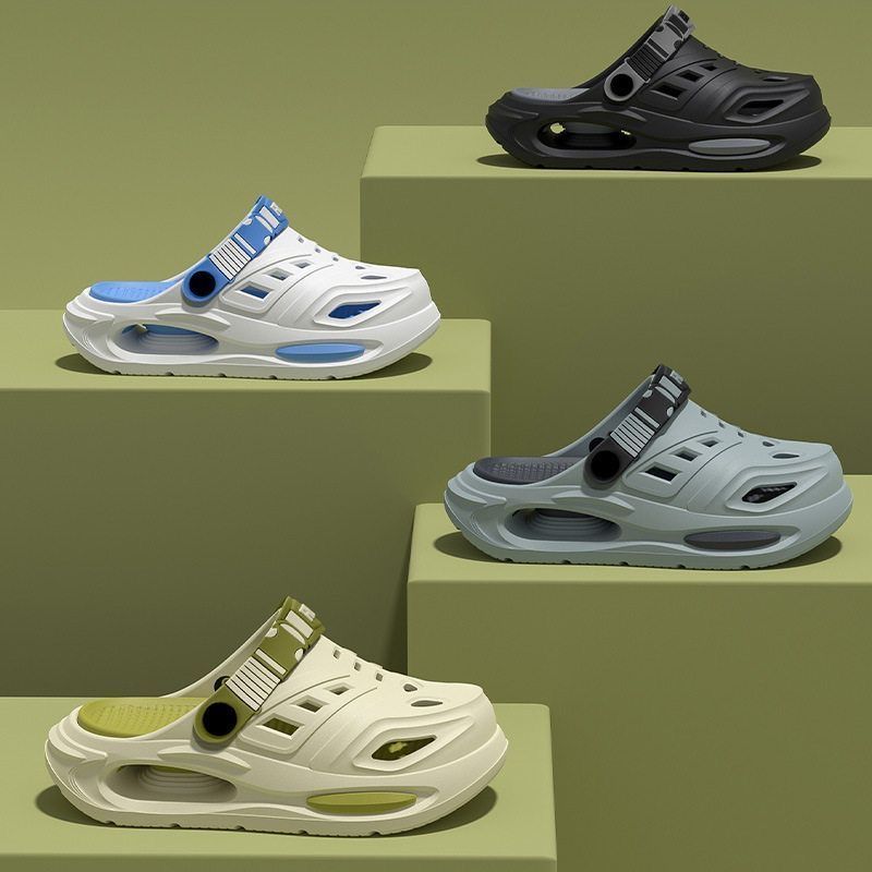 Men'S Shoes Drivers - รองเท้ารูพื้นหนาสำหรับผู้ชาย รุ่นใหม่ปี 2026 รองเท้าแตะสำหรับใส่ขับรถ ฤดูร้อน กันลื่น
