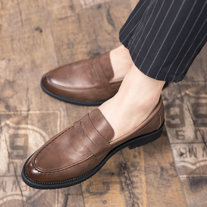 รองเท้าหนังนิ่มระบายอากาศดี สไ - Men Shoes Europe To Us บทวิจารณ์และราคา