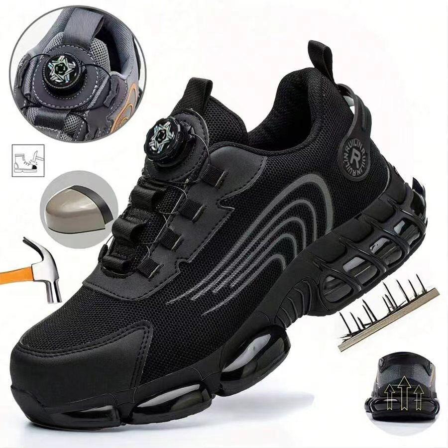 รองเท้าทำงานหัวเหล็กสำหรับทุกฤ - Men Shoes Sneakers บทวิจารณ์และราคา