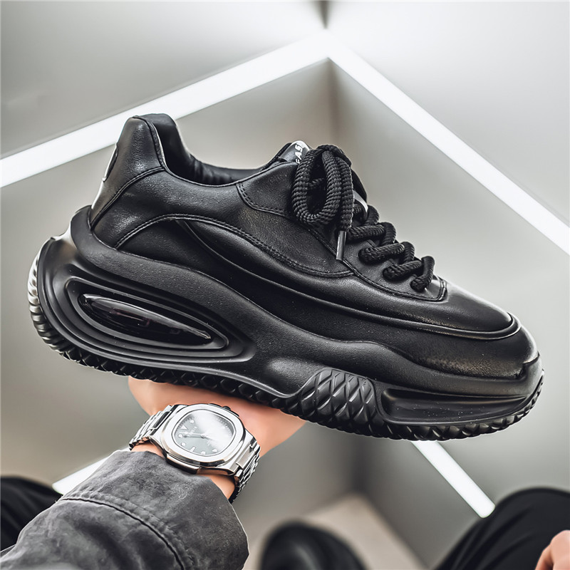 รองเท้าผ้าใบผู้ชายพื้นหนาระบาย - Men Shoes Sale บทวิจารณ์และราคา