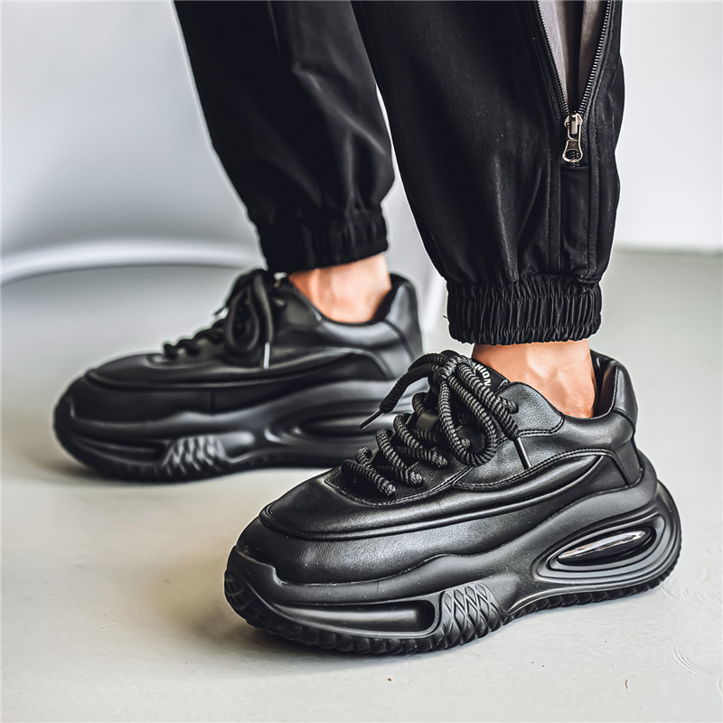 รองเท้าผ้าใบผู้ชายพื้นหนาระบาย - Men Shoes Sale บทวิจารณ์และราคา