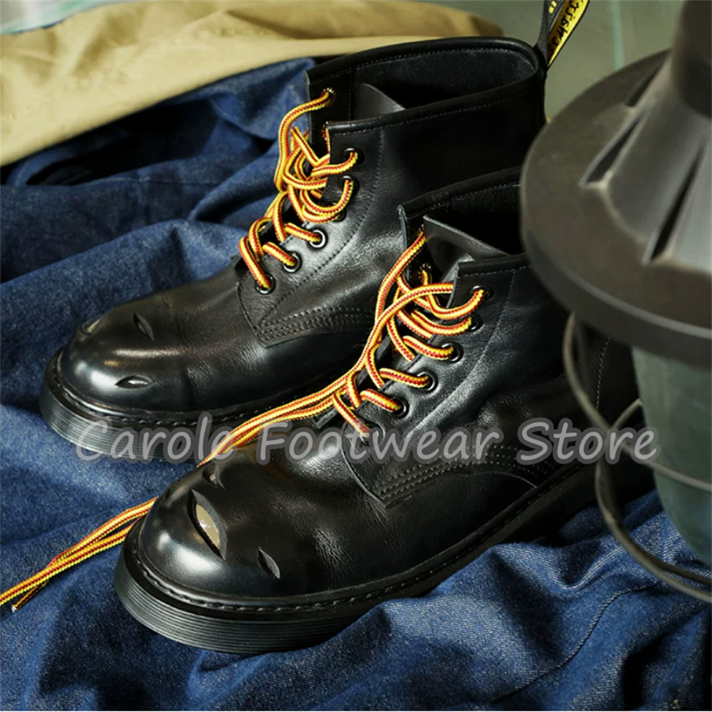 รองเท้าบูทหุ้มข้อชาย หนังแท้ ด - Men Shoes Formal บทวิจารณ์และราคา