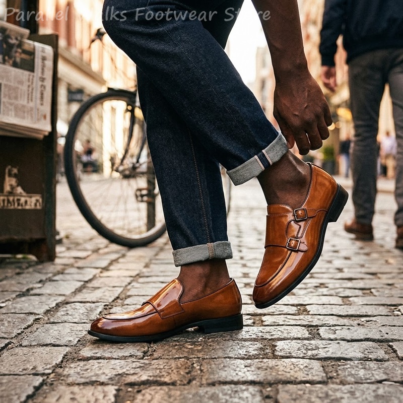 รองเท้าโลฟเฟอร์แบบสวมสำหรับผู้ - Men Shoes Oxford บทวิจารณ์และราคา