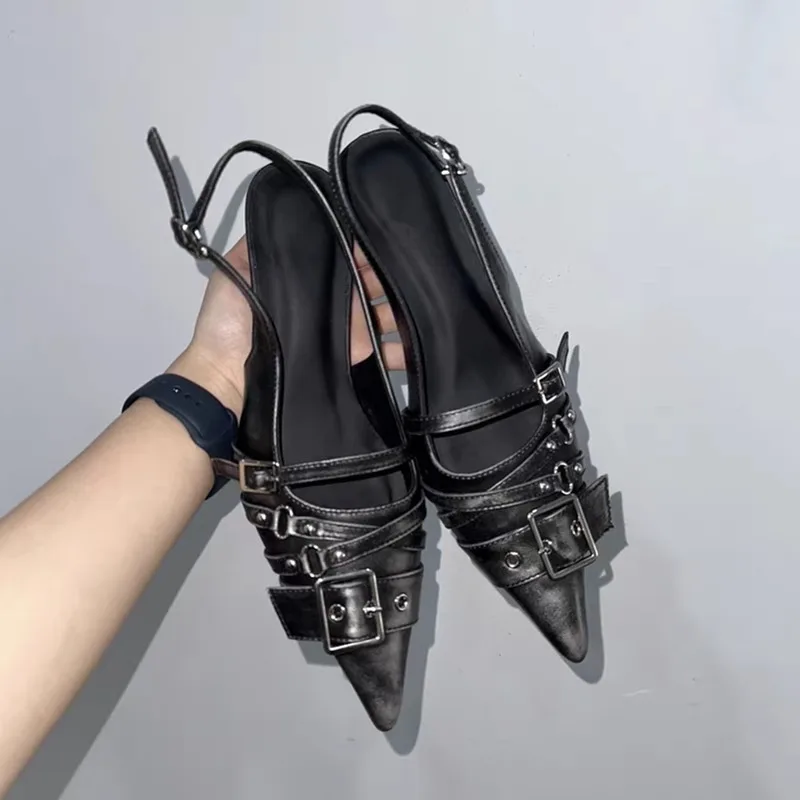 รองเท้าส้นสูงหัวแหลมแบบสวมสำหร - Dress Shoe Pointed บทวิจารณ์และราคา
