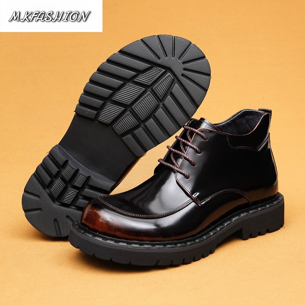 รองเท้าหนังวัวเงาสำหรับผู้ชาย  - Men Shoes Formal บทวิจารณ์และราคา