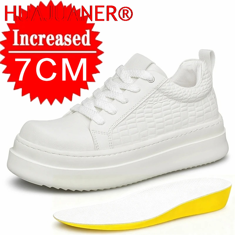 รองเท้าหนังเสริมส้นผู้ชาย 7 ซม - Men'S Shoes With Height Increase บทวิจารณ์และราคา
