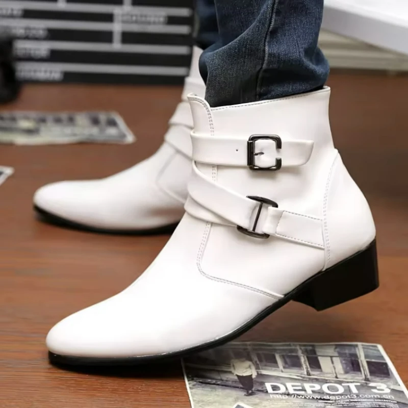 รองเท้าบูทผู้ชายแบบใหม่ รองเท้ - Men Shoes Formal บทวิจารณ์และราคา