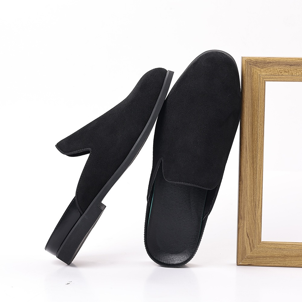 รองเท้าแตะหนังกลับสำหรับผู้ชาย - Men Shoes Formal บทวิจารณ์และราคา