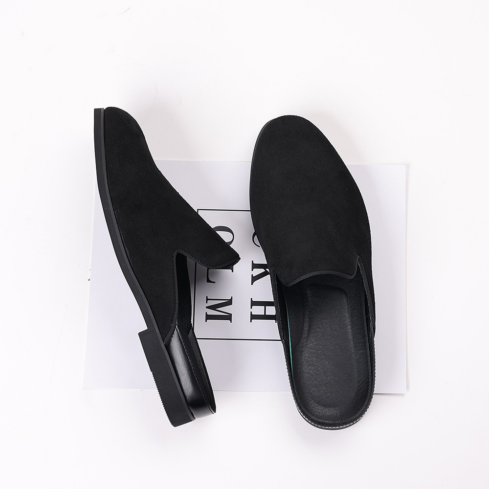 รองเท้าแตะหนังกลับสำหรับผู้ชาย - Men Shoes Formal บทวิจารณ์และราคา