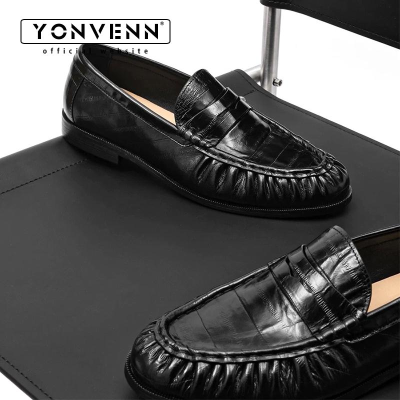 รองเท้าโลฟเฟอร์หนังลายมุกสำหรั - Men Shoes Boss บทวิจารณ์และราคา