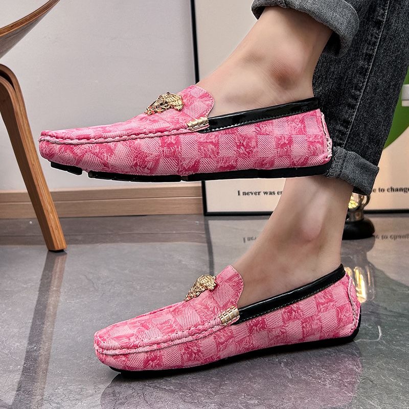 รองเท้าโลฟเฟอร์แบบสวมลายตารางห - Men'S Shoes Drivers บทวิจารณ์และราคา