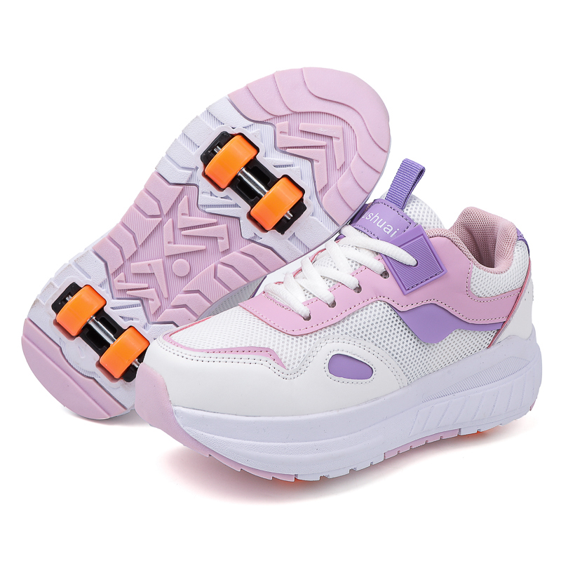 รองเท้าสเก็ตสำหรับเด็ก 4 ล้อ ร - Men Shoes Sneakers บทวิจารณ์และราคา