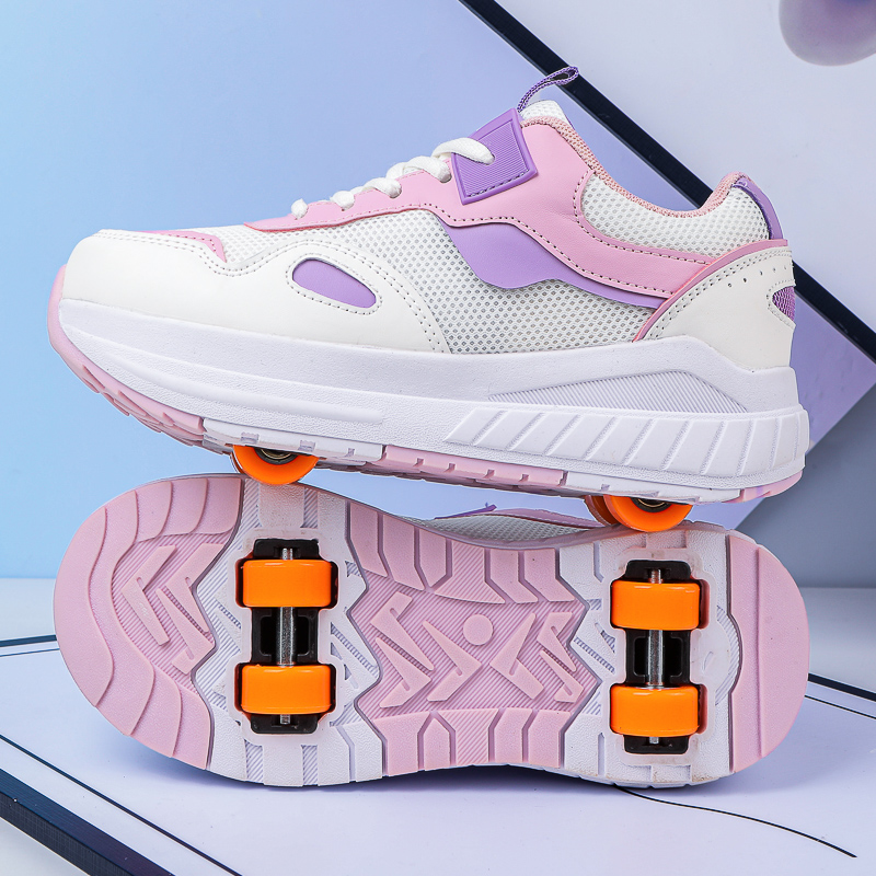 รองเท้าสเก็ตสำหรับเด็ก 4 ล้อ ร - Men Shoes Sneakers บทวิจารณ์และราคา