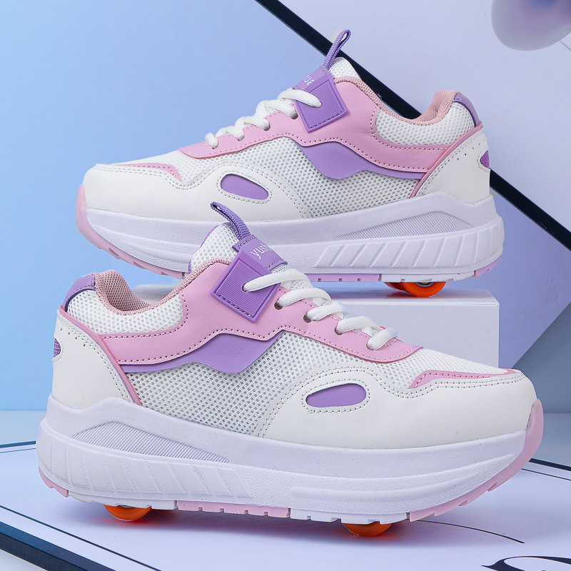 รองเท้าสเก็ตสำหรับเด็ก 4 ล้อ ร - Men Shoes Sneakers บทวิจารณ์และราคา