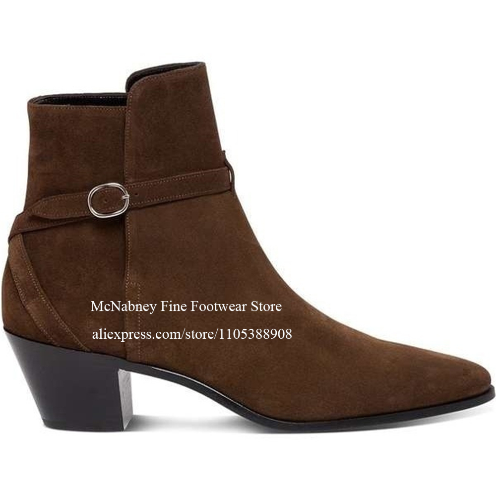 รองเท้าบูทเชลซีผู้ชายสีดำหรูหร - Men Shoes Formal บทวิจารณ์และราคา
