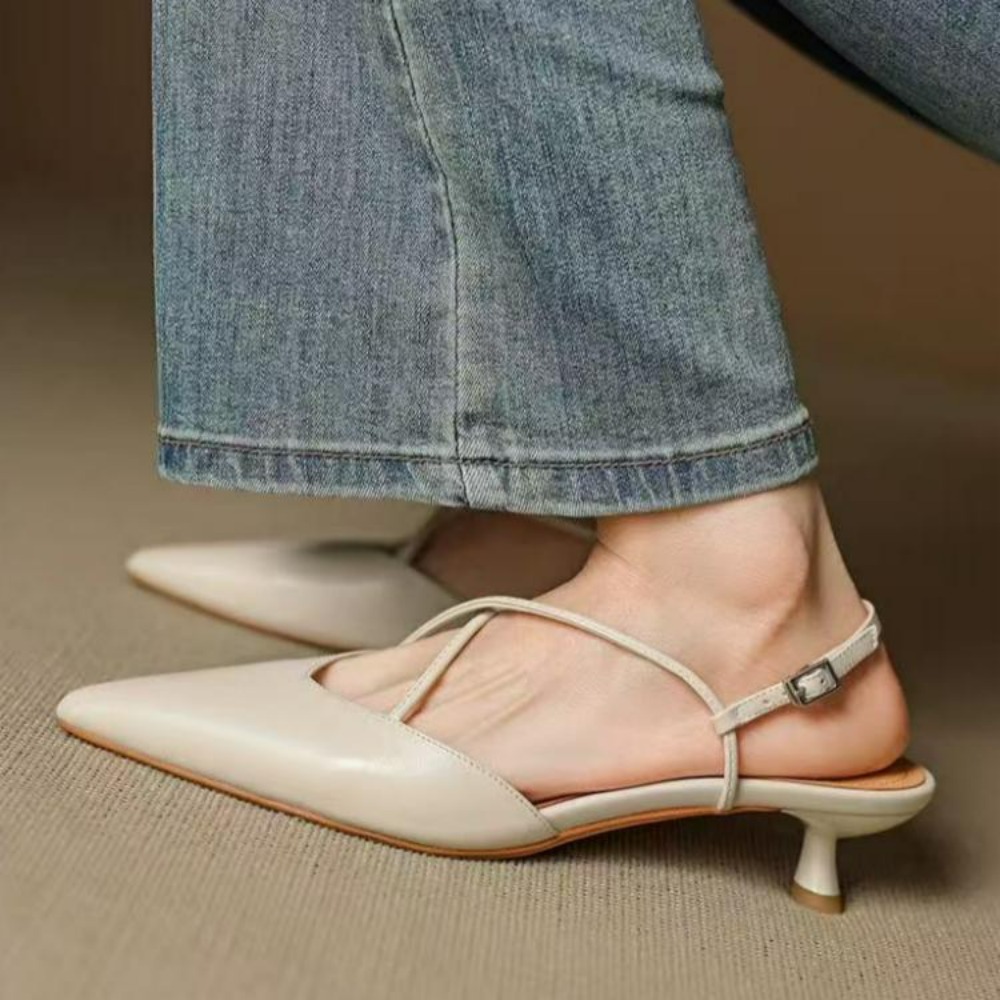 รองเท้าส้นเตี้ยแบบสวมปลายแหลมส - Dress Shoe Pointed บทวิจารณ์และราคา
