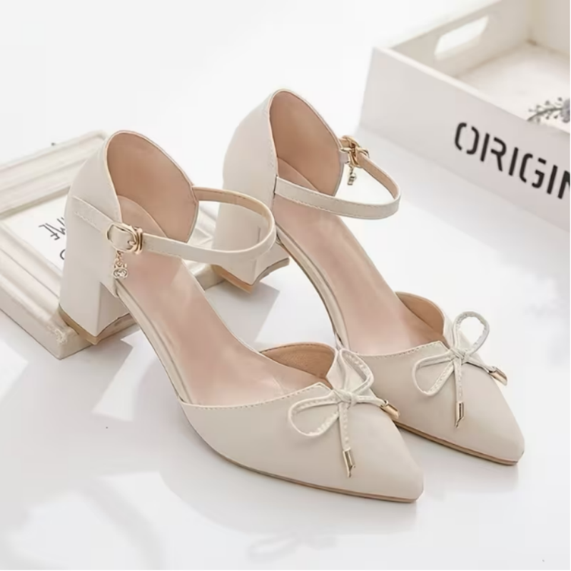 รองเท้าส้นสูงแบบสวมสำหรับผู้หญ - Men Shoes For Wedding บทวิจารณ์และราคา