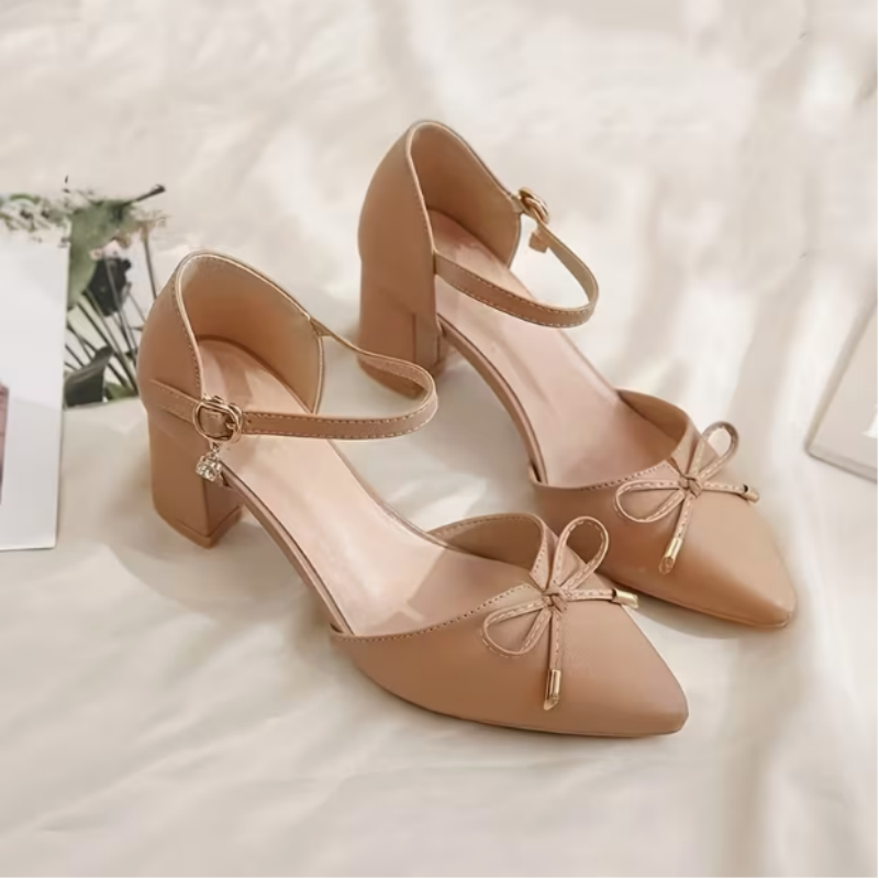 รองเท้าส้นสูงแบบสวมสำหรับผู้หญ - Men Shoes For Wedding บทวิจารณ์และราคา