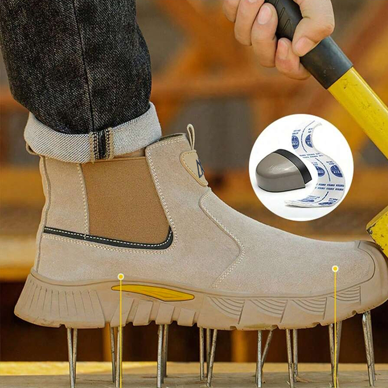 รองเท้าทำงานหัวเหล็กทนทานต่อกา - Men Shoes Sneakers บทวิจารณ์และราคา