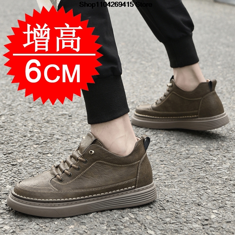 รองเท้าหนังผู้ชายแบบเพิ่มความส - Men Shoes Oxford บทวิจารณ์และราคา