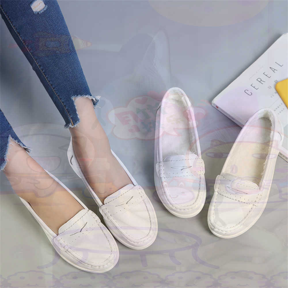 Soft SLIP-ON สตรีขนาดใหญ่รองเท - Men'S Shoes Good For Wide Feet บทวิจารณ์และราคา