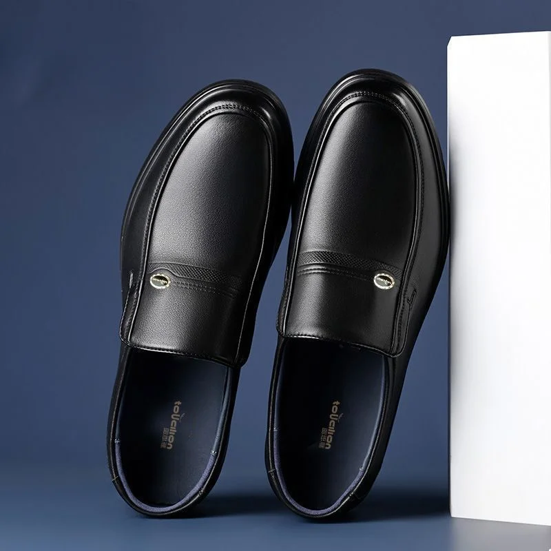 รองเท้าทรงกลมแบบสวมสำหรับผู้ชา - Men Shoes On Clearance บทวิจารณ์และราคา