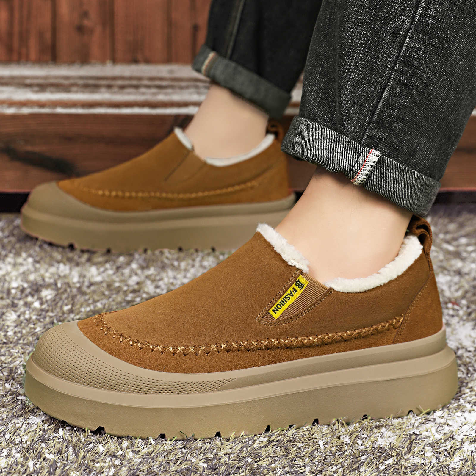รองเท้าบูทข้อสั้นสำหรับผู้ชายใ - Men'S Shoes With Height Increase บทวิจารณ์และราคา