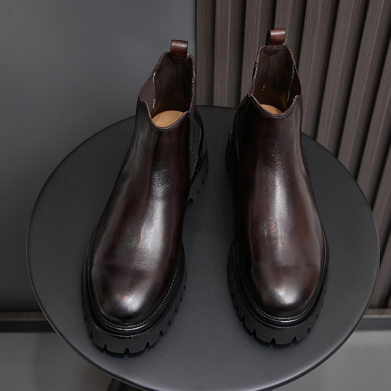 รองเท้าบูทเชลซีผู้ชาย แบรนด์หร - Men Shoes For Wedding บทวิจารณ์และราคา