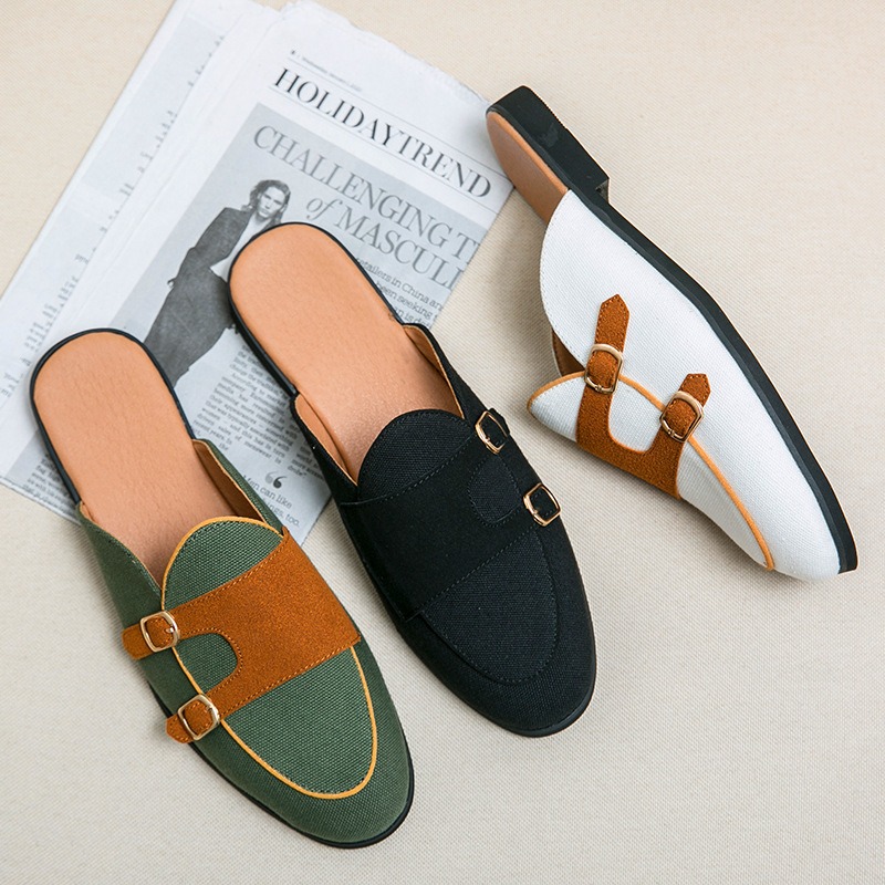ผ้าใบล่อครึ่งรองเท้าสําหรับชาย - Men Shoes Formal บทวิจารณ์และราคา