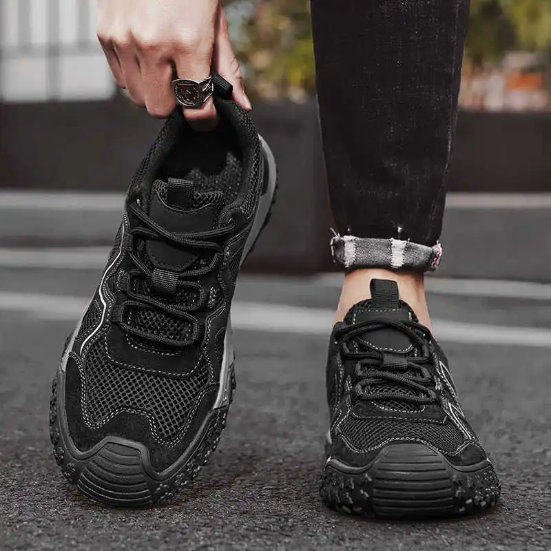 รองเท้าส้นตึกแบบแพลตฟอร์มสำหรั - Men Shoes Sneakers บทวิจารณ์และราคา