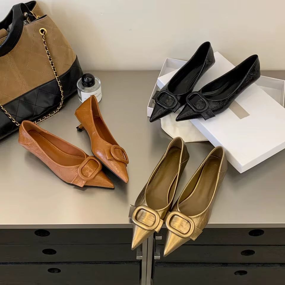 รองเท้าแฟลตผู้หญิงแบบใหม่ แฟชั - Dress Shoe Pointed บทวิจารณ์และราคา