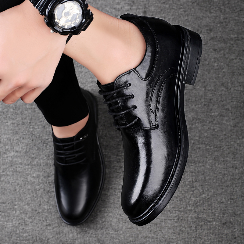 รองเท้าหนังลำลองเสริมส้นสำหรับ - Men Shoes Formal บทวิจารณ์และราคา