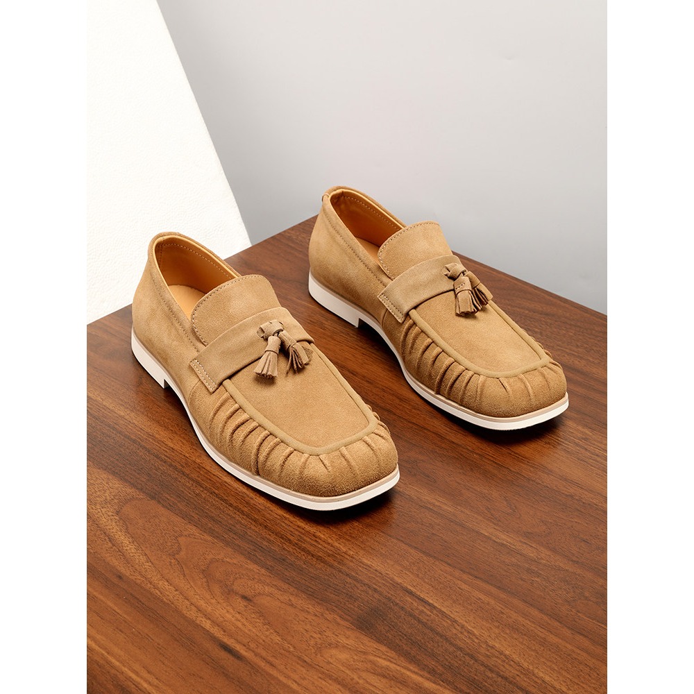 รองเท้าโลฟเฟอร์หนังแท้ประดับพู - Men'S Shoes Drivers บทวิจารณ์และราคา