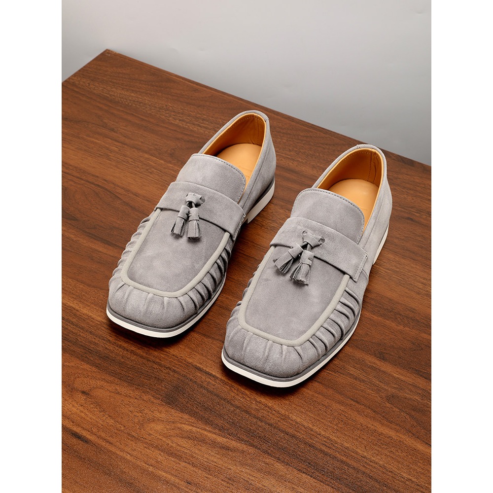 รองเท้าโลฟเฟอร์หนังแท้ประดับพู - Men'S Shoes Drivers บทวิจารณ์และราคา